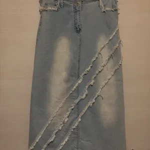 Vintage teksas duga suknja