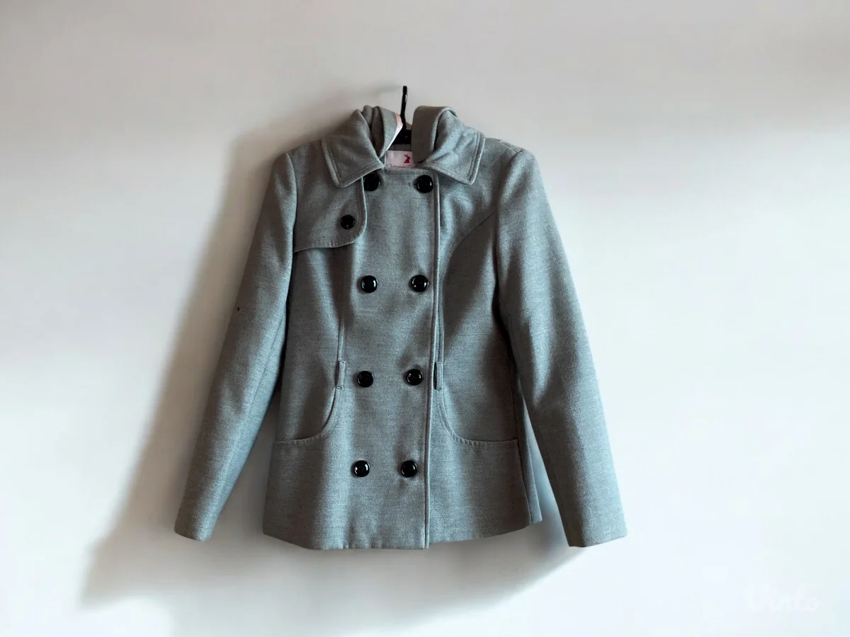 Sivi kaput Tally Weijl, vel. M, iz Švajcarske