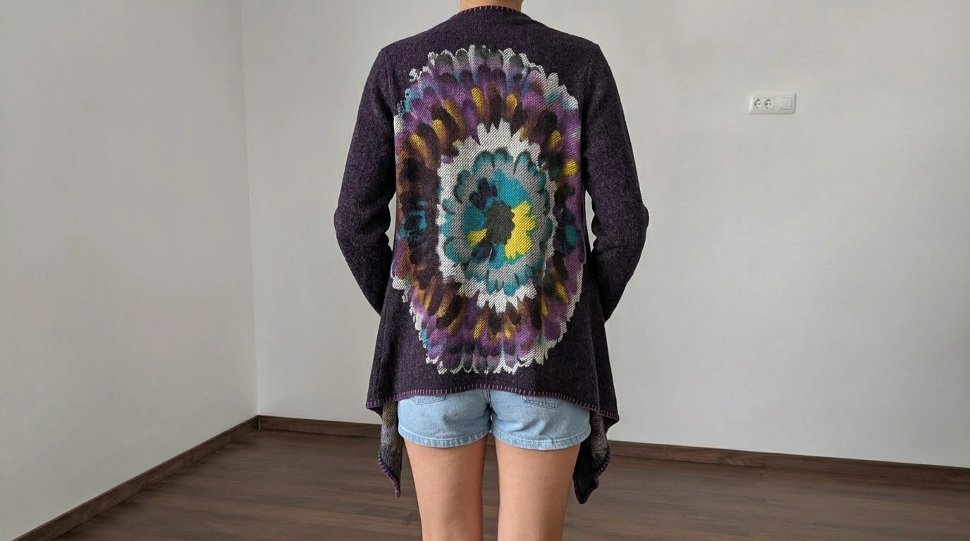 Markirani boho kardigan iz Amerike, vel. M