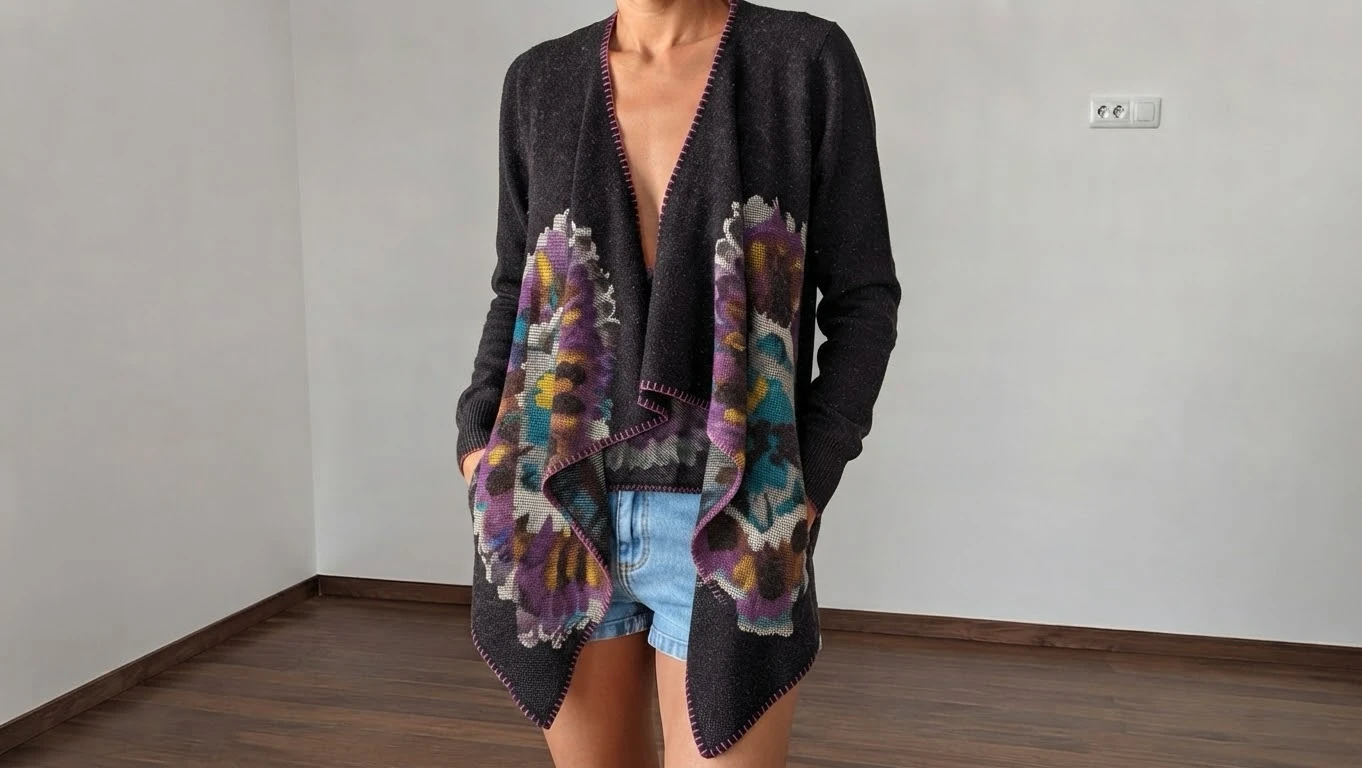 Markirani boho kardigan iz Amerike, vel. M