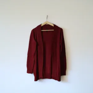 Chicoree crveni kardigan, vel. M, kao NOVO, iz Svajcarske