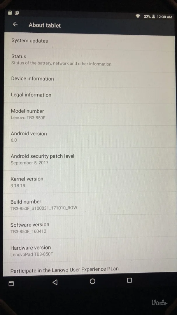 Tablet LENOVO IdeaTab TB3-850F (8")