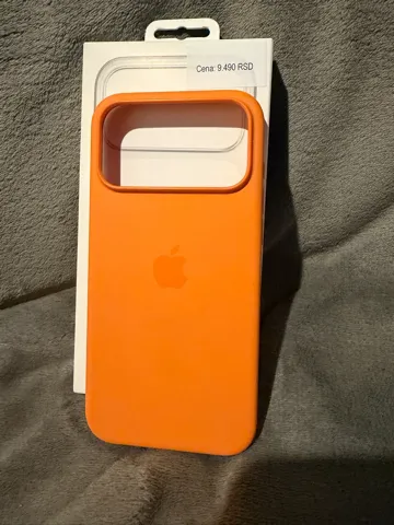 Apple Silicone Orange iphone 17 Pro Max