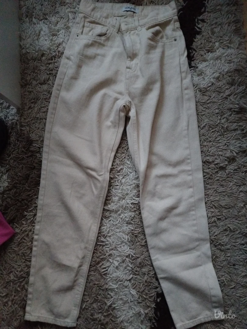 bež mom jeans LCW Waikiki broj 26/XS