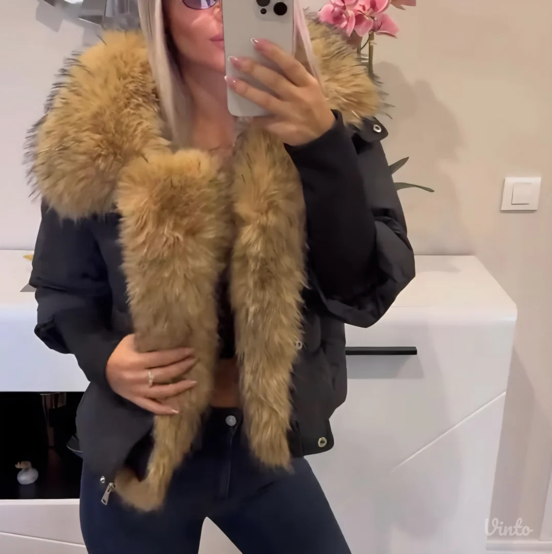 Štepana jakna sa krznom