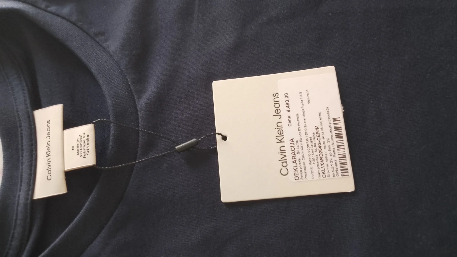 Calvin Klein teget muška majica