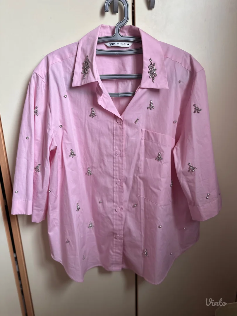 Zara roze kosulja