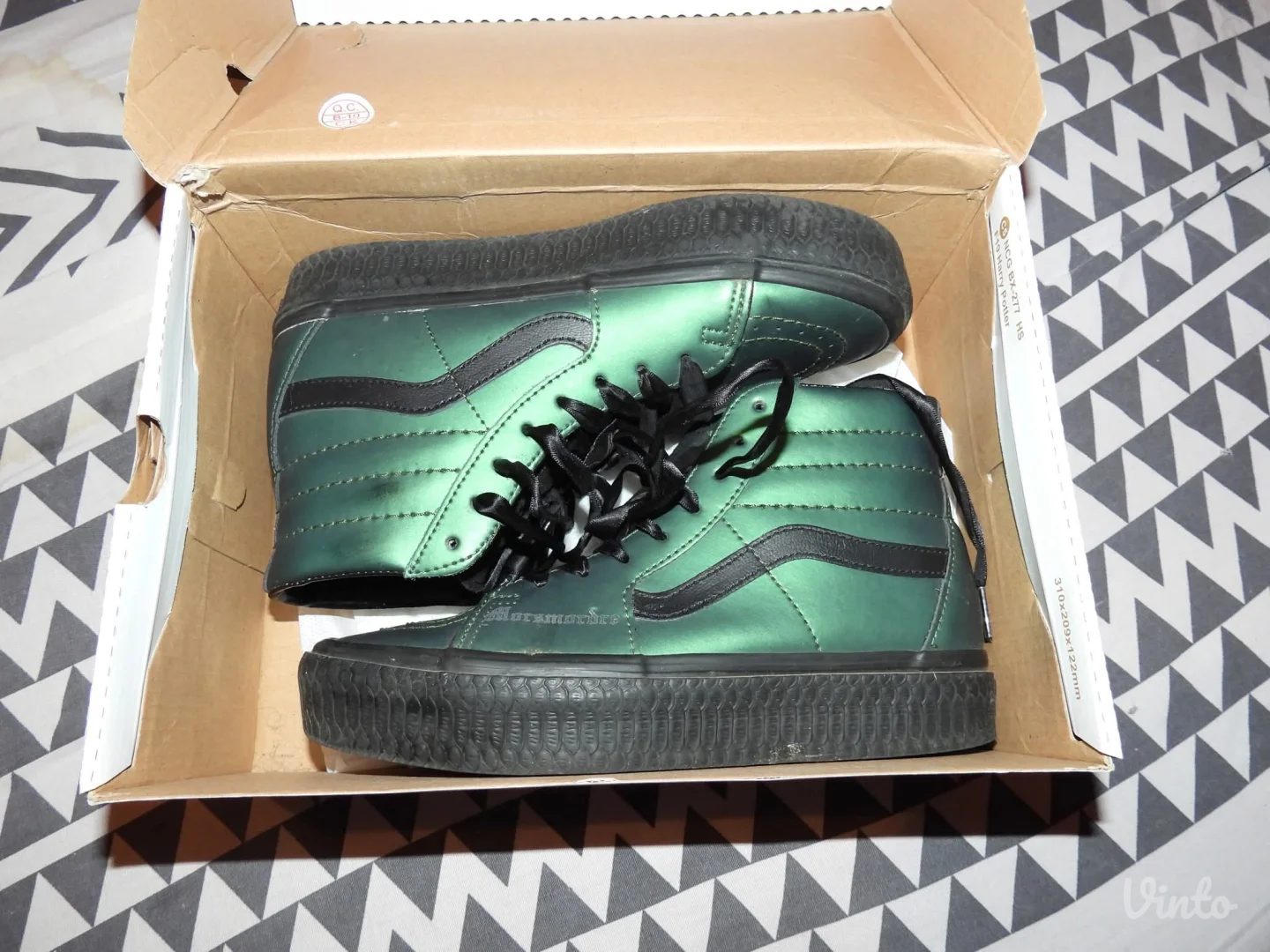 Harry Potter Slytherin kožne Vans patike