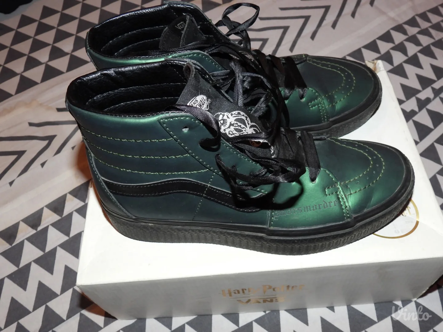 Harry Potter Slytherin kožne Vans patike