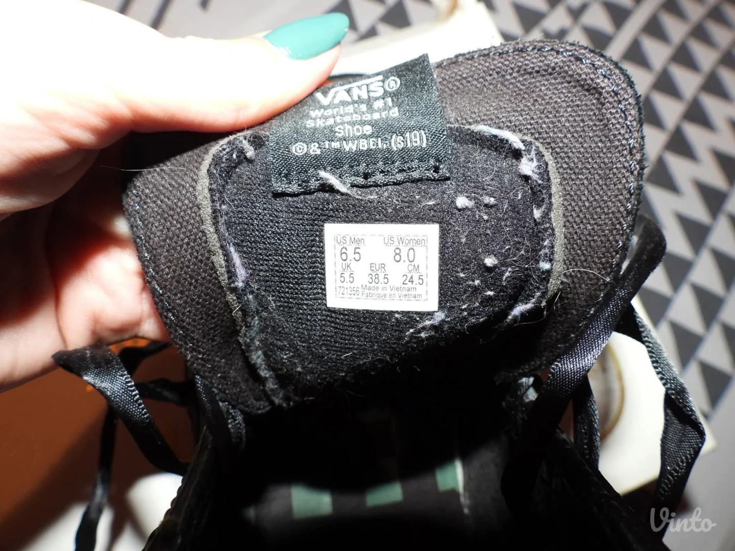 Harry Potter Slytherin kožne Vans patike