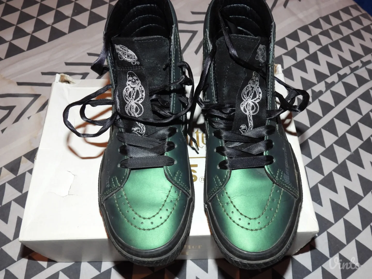 Harry Potter Slytherin kožne Vans patike