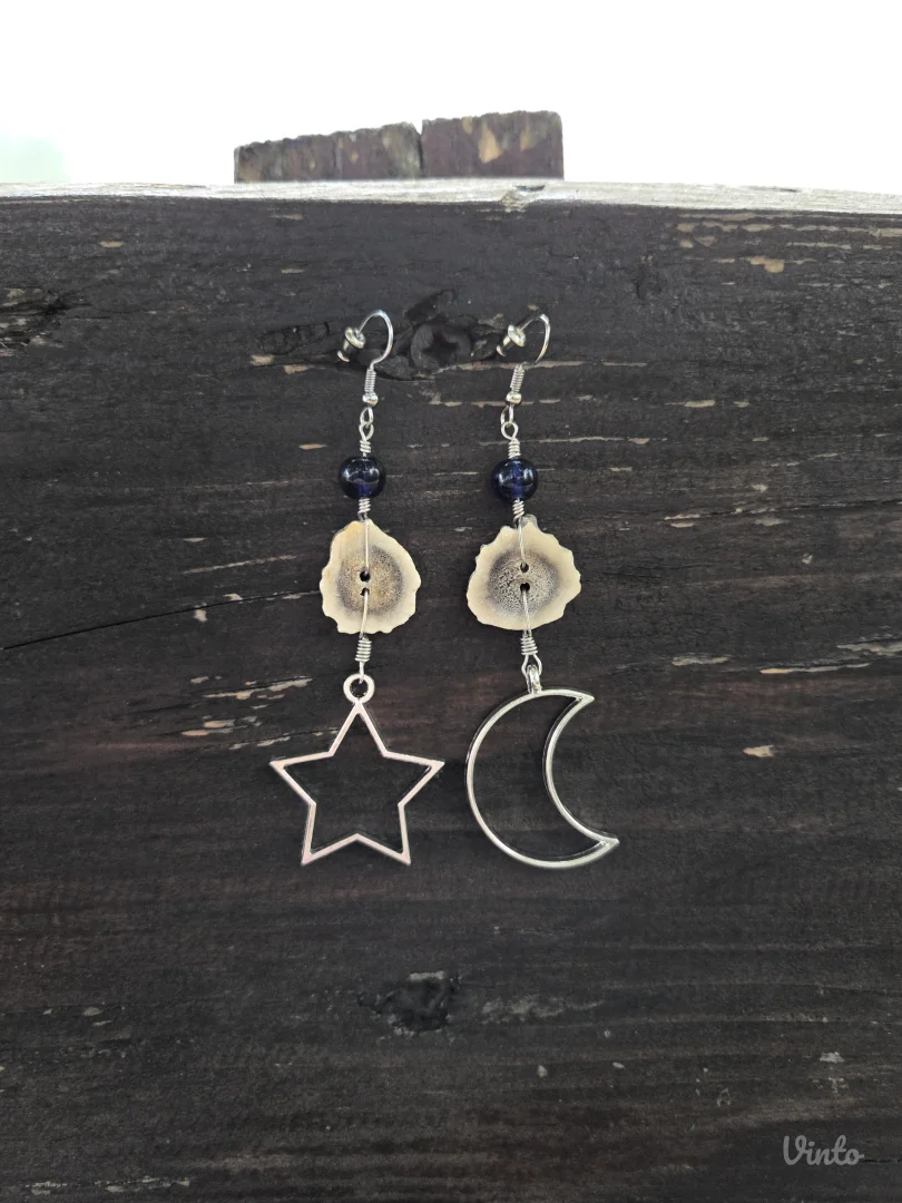 🌙 Theia minđuše od rogova srndaća