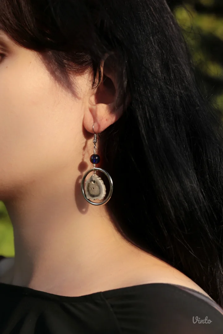 🌌 Andromeda minđuše od rogova srndaća