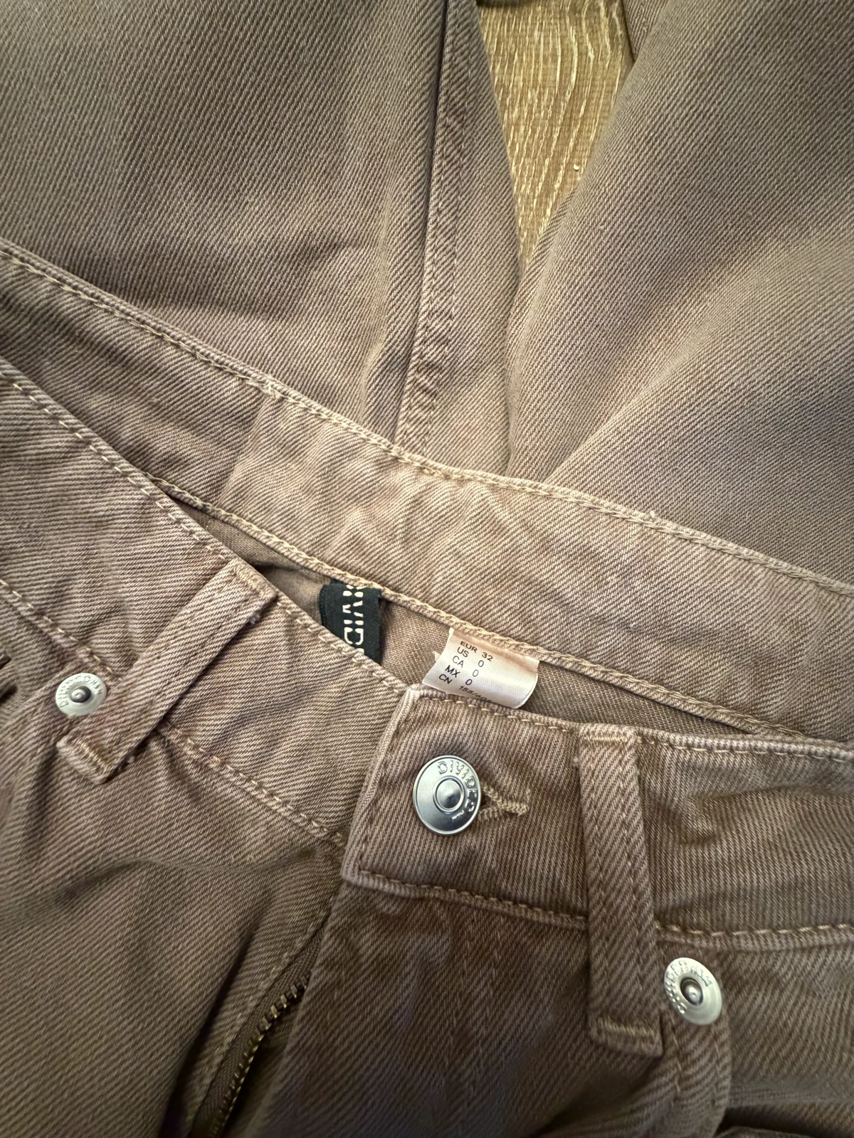 H&M Svetlo braon farmerke