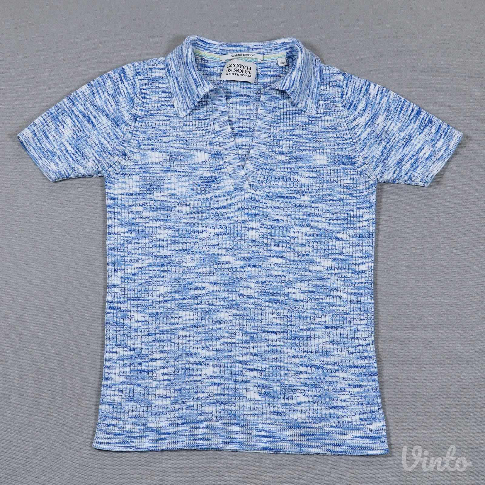 Scotch & Soda Amsterdam pletena polo majica S