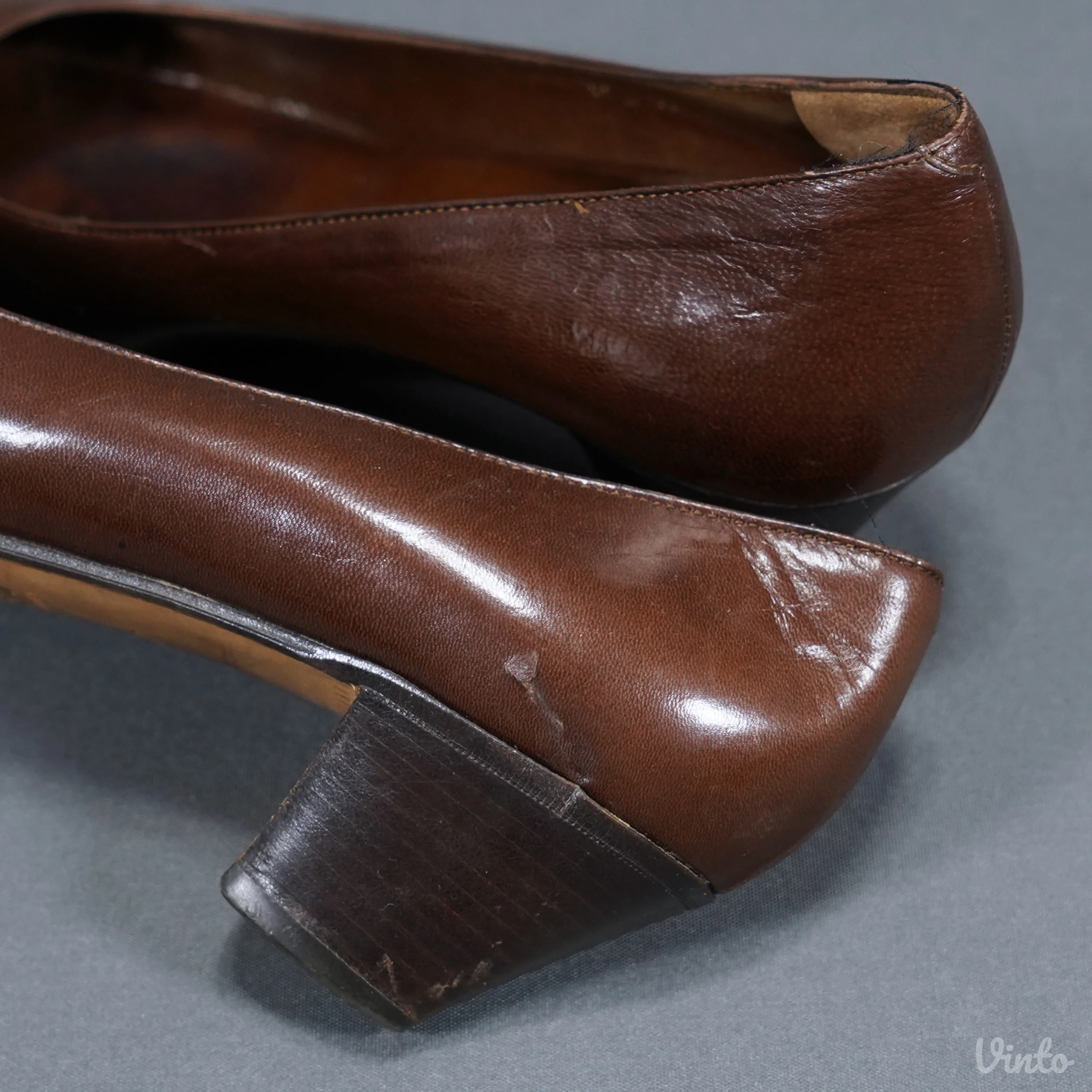 Vintage Madras kožne cipele Made in Italy, broj 37