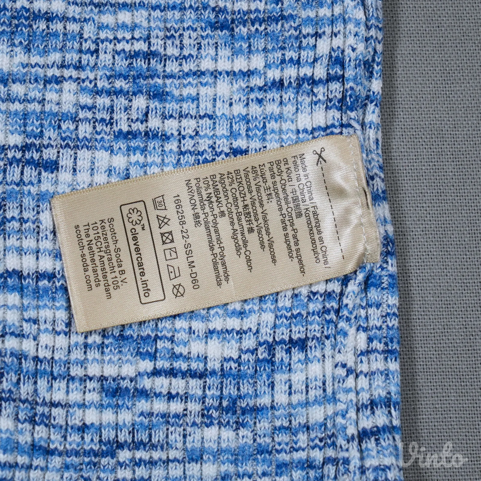 Scotch & Soda Amsterdam pletena polo majica S