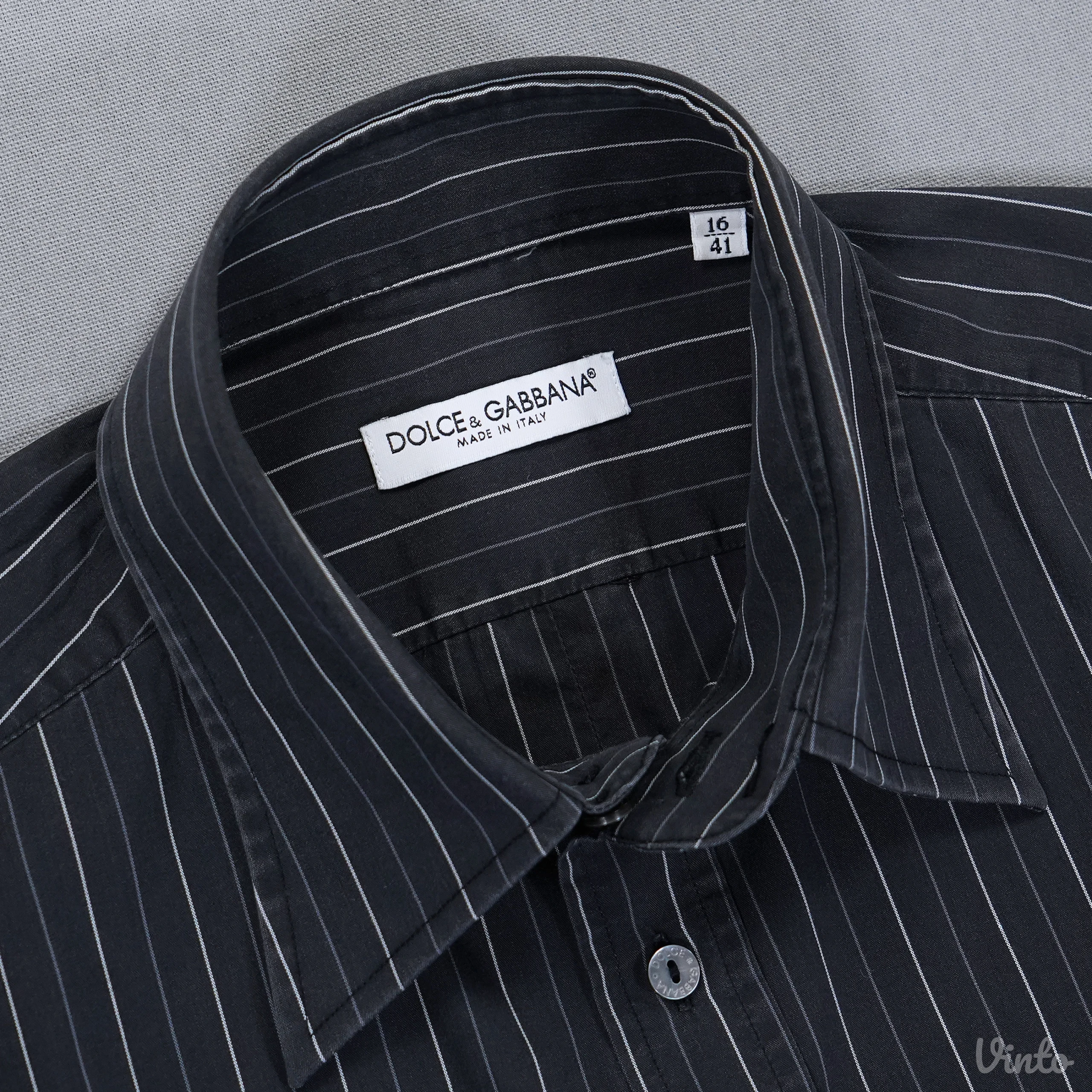 Dolce & Gabbana muška košulja na pruge, Made in Italy, L / 41