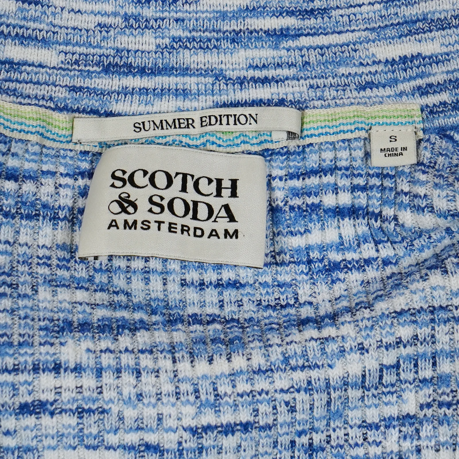 Scotch & Soda Amsterdam pletena polo majica S