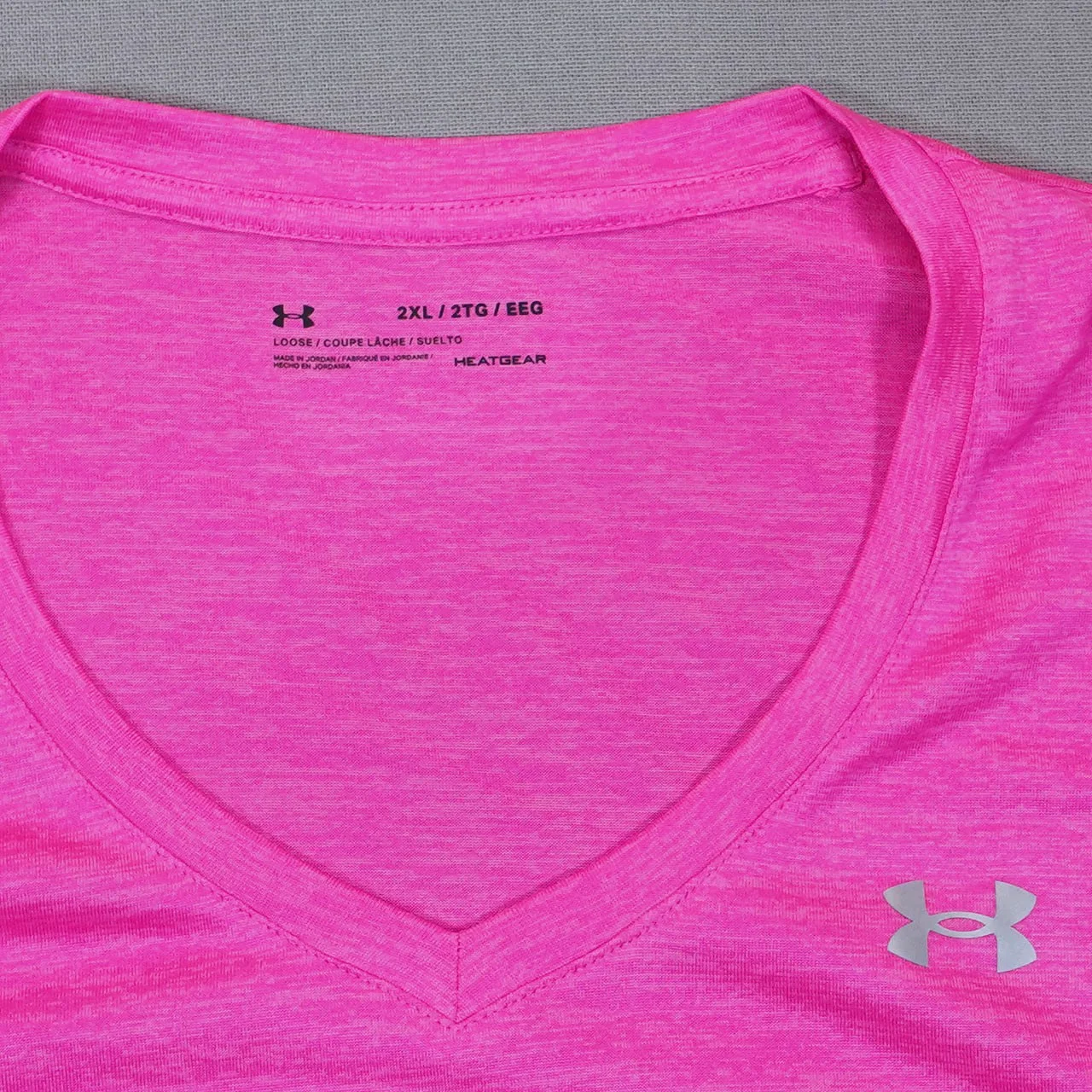 Under Armour HeatGear ženska sportska majica 2XL jarko roze