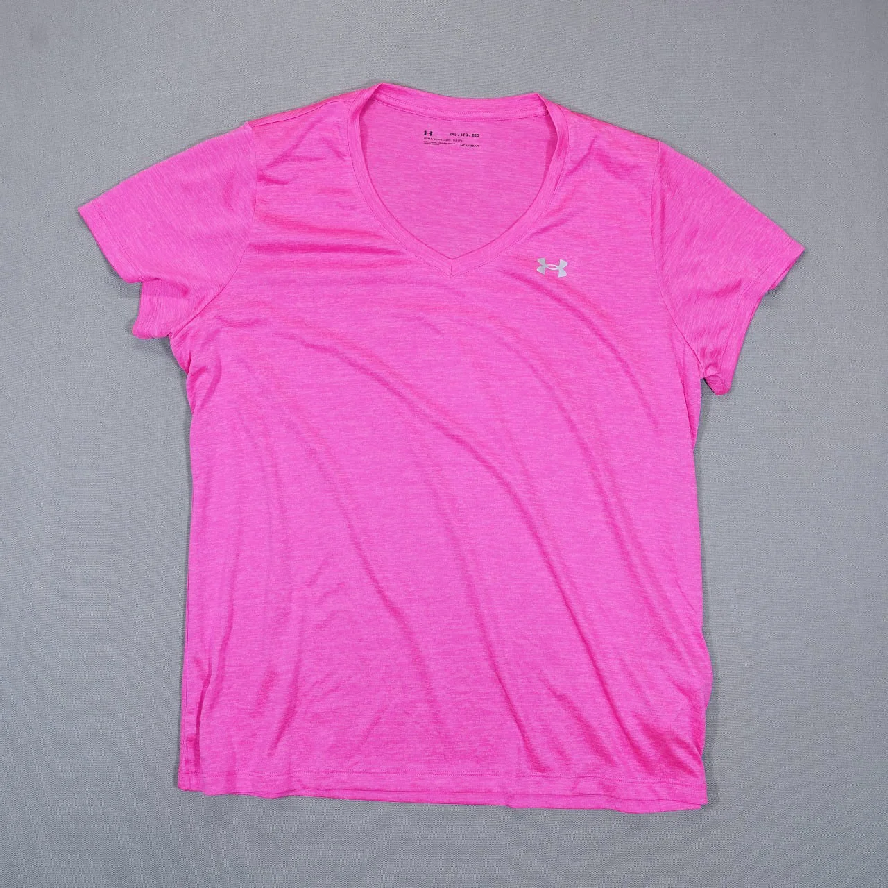 Under Armour HeatGear ženska sportska majica 2XL jarko roze