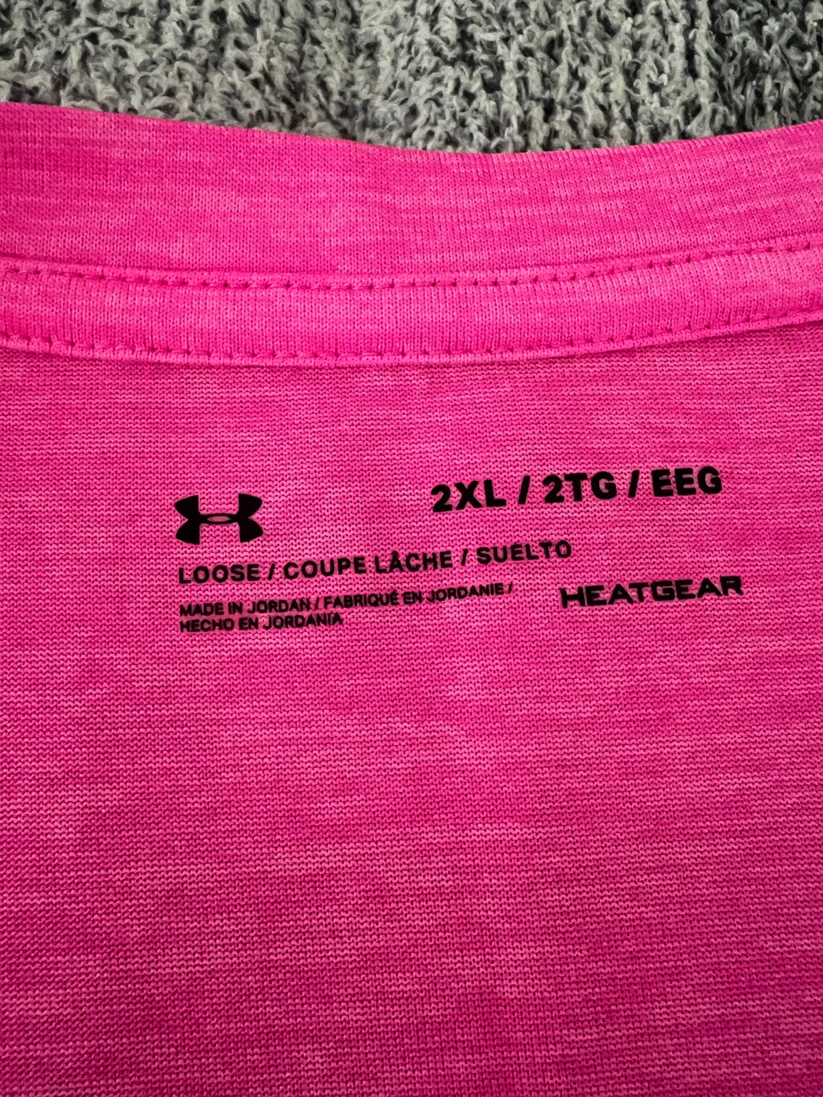 Under Armour HeatGear ženska sportska majica 2XL jarko roze