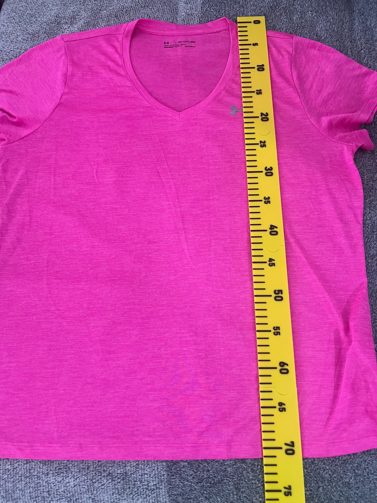 Under Armour HeatGear ženska sportska majica 2XL jarko roze