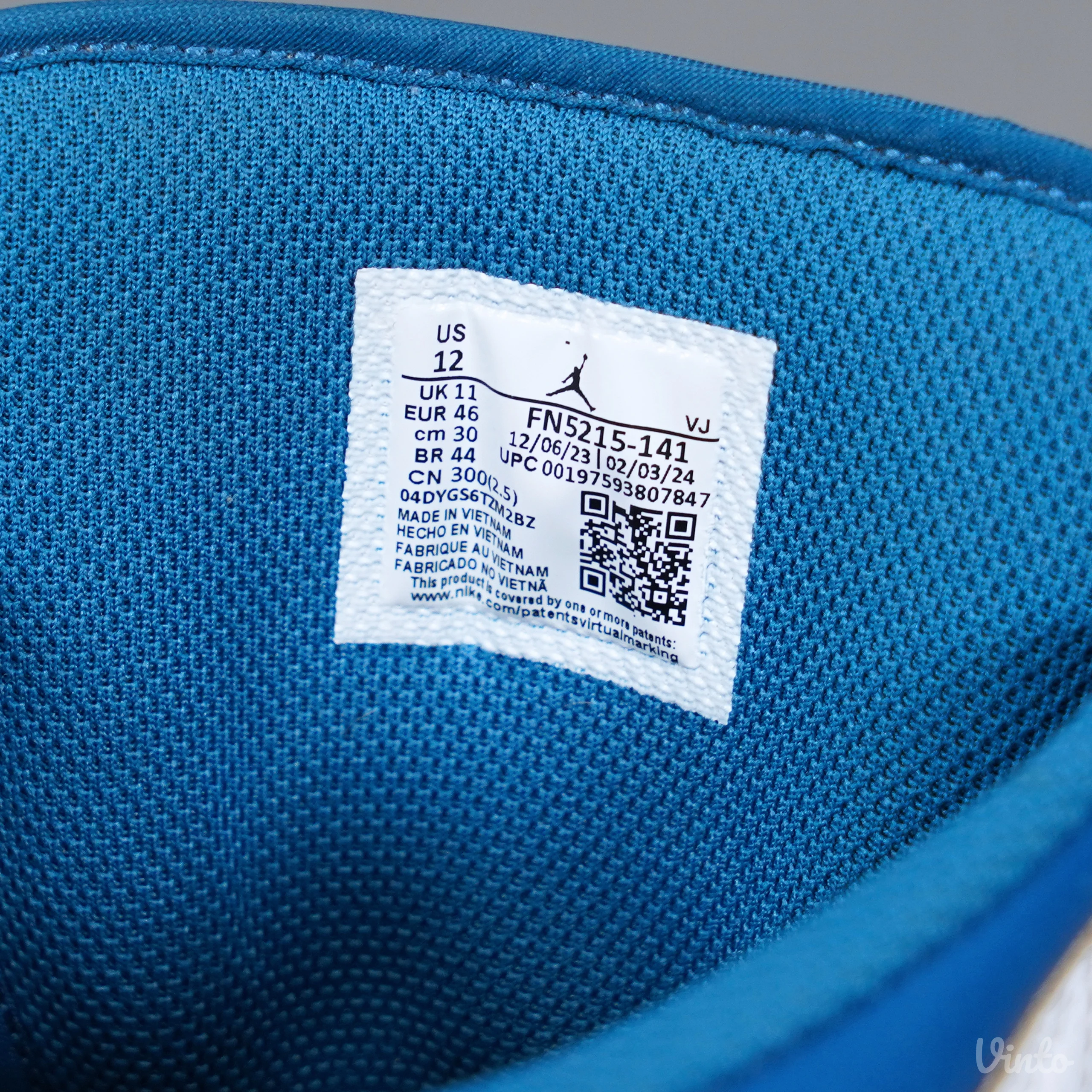 Nike Air Jordan 1 Mid SE Industrial Blue, EU 46 / 30 cm