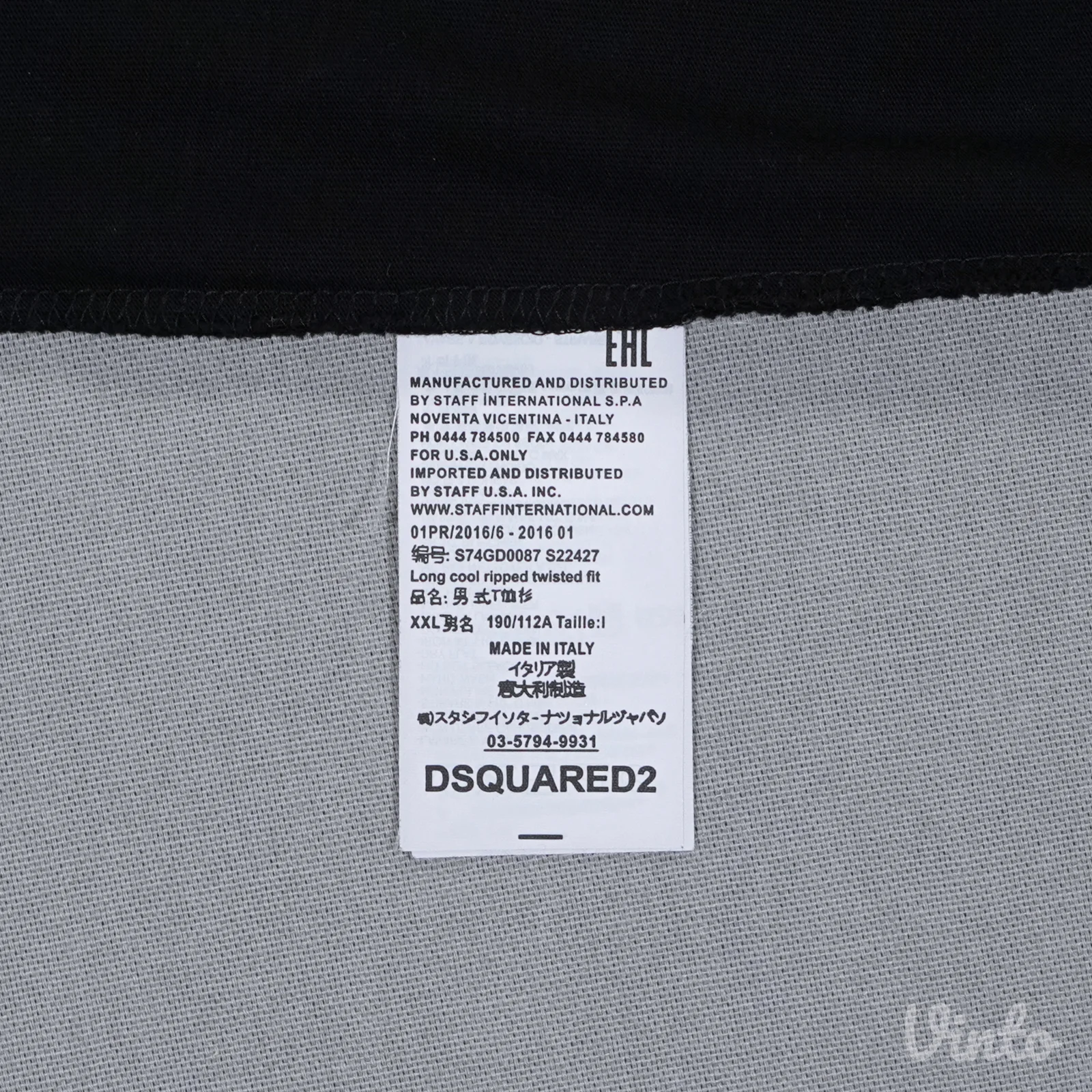 Dsquared2 xl crna