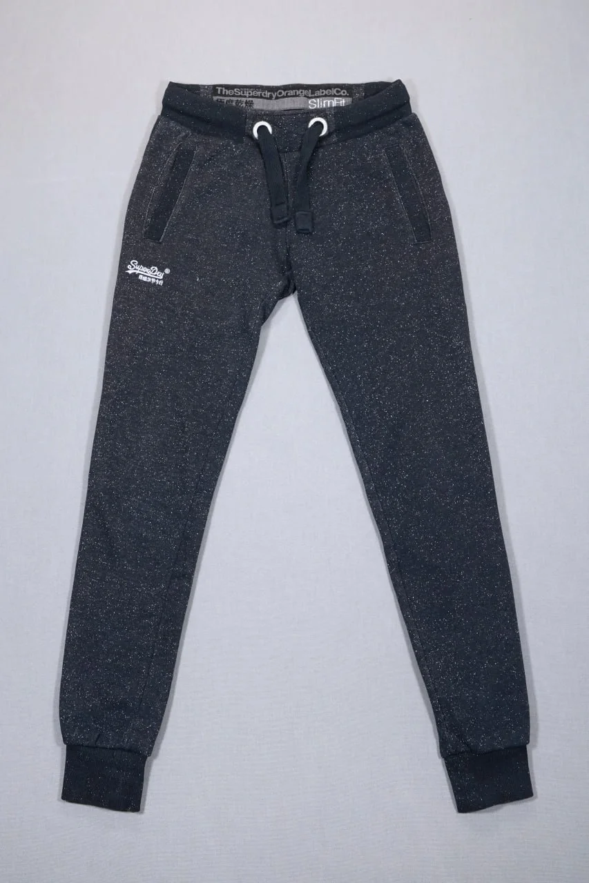 Superdry Orange Label Sparkle ženske trenerke – Slim Fit, veličina 36