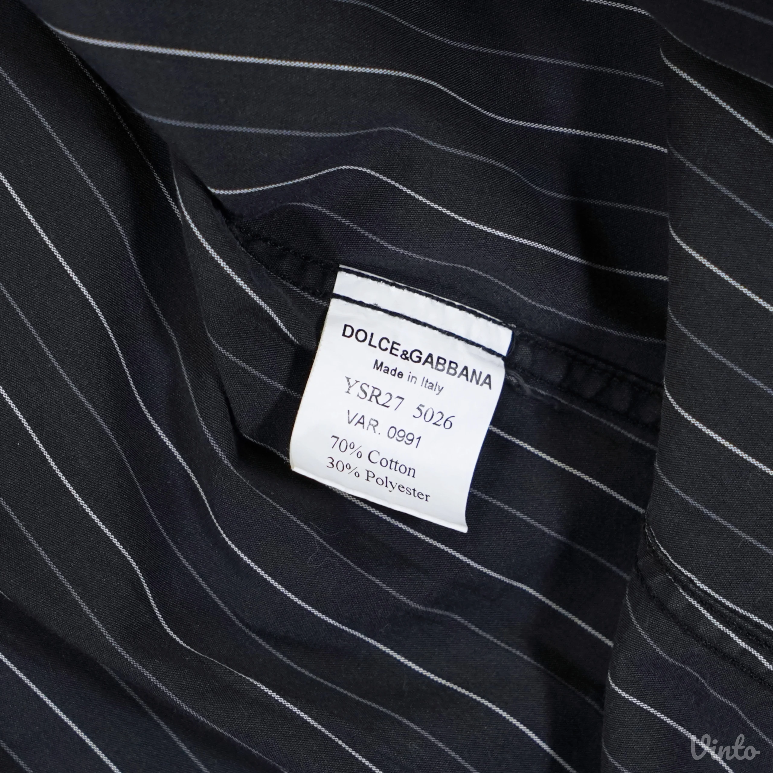 Dolce & Gabbana muška košulja na pruge, Made in Italy, L / 41