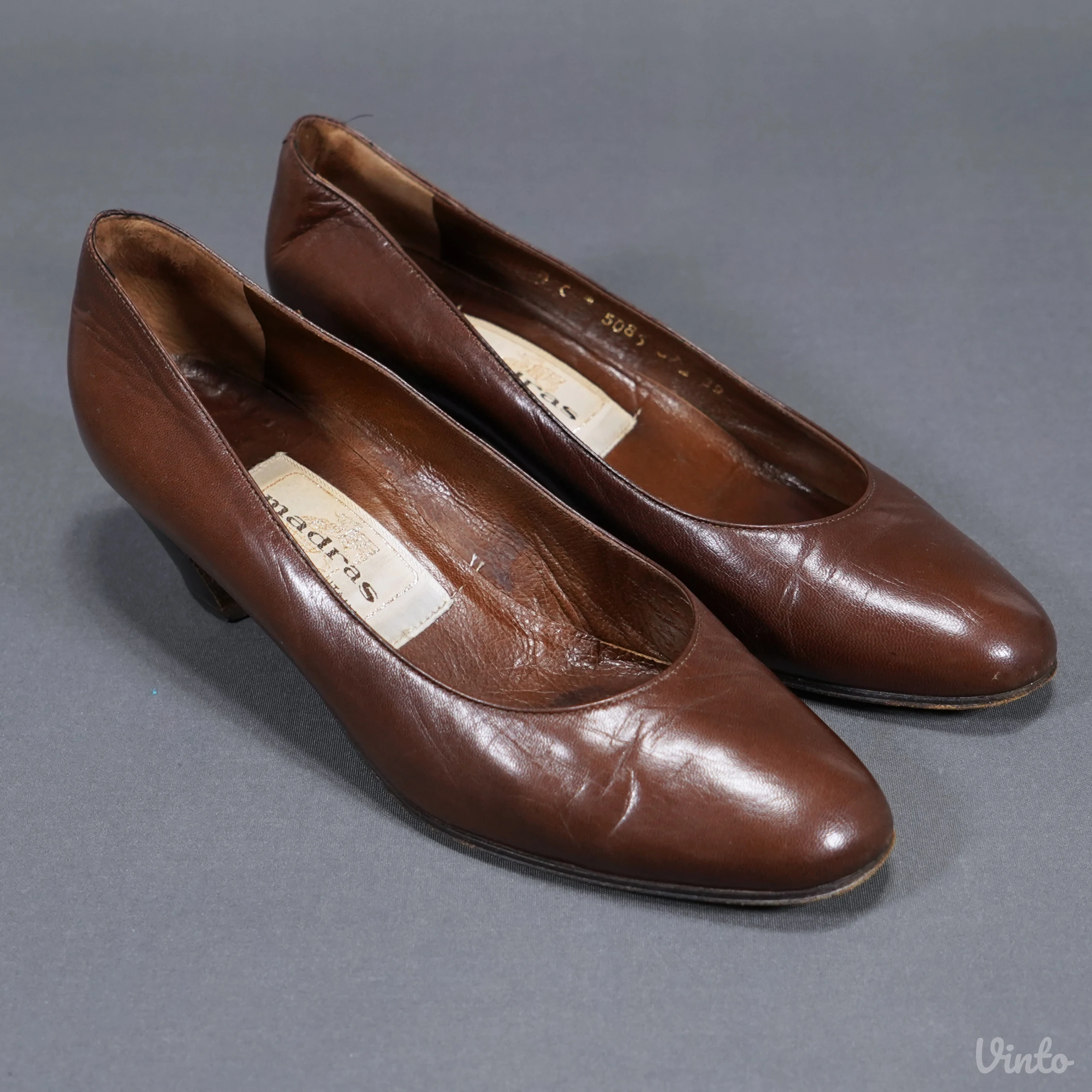 Vintage Madras kožne cipele Made in Italy, broj 37