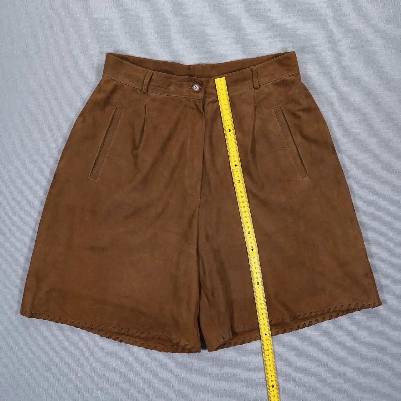 Ženske kožne bermude Oktoberfest Trachten Lederhose M/L
