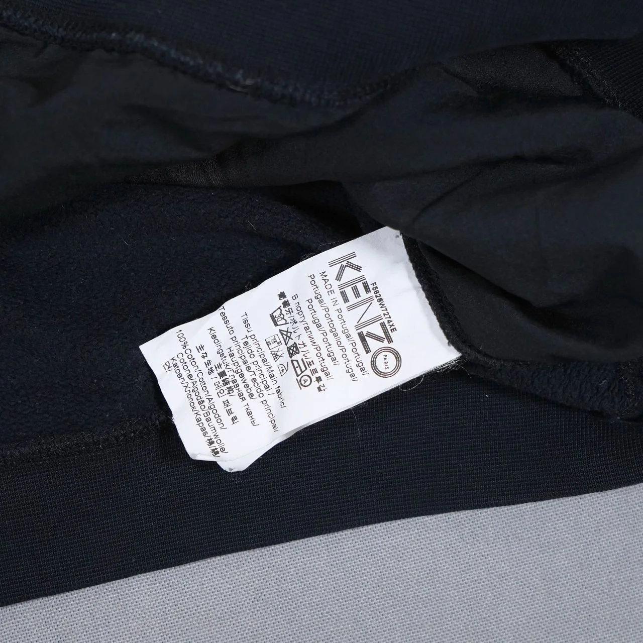 KENZO Paris Tiger crni duks sa vezom – M