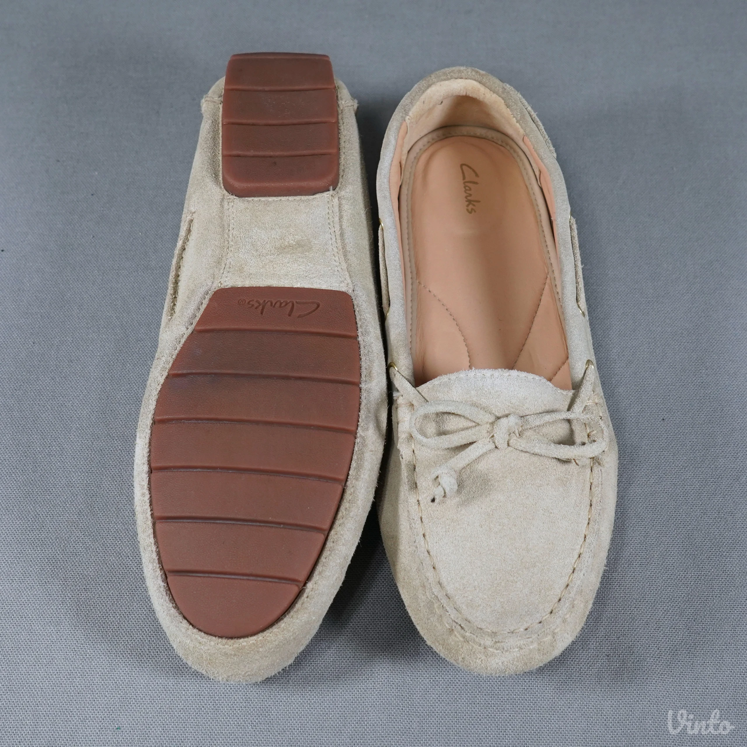 Clarks ženske mokasine od brušene kože EU 42 / 26.5 cm