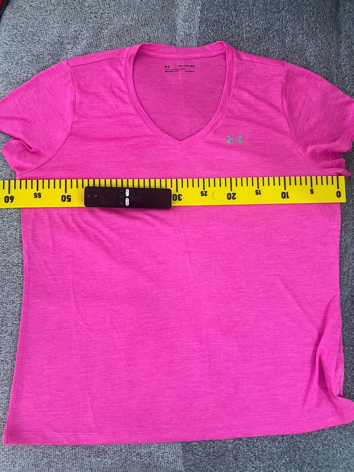 Under Armour HeatGear ženska sportska majica 2XL jarko roze