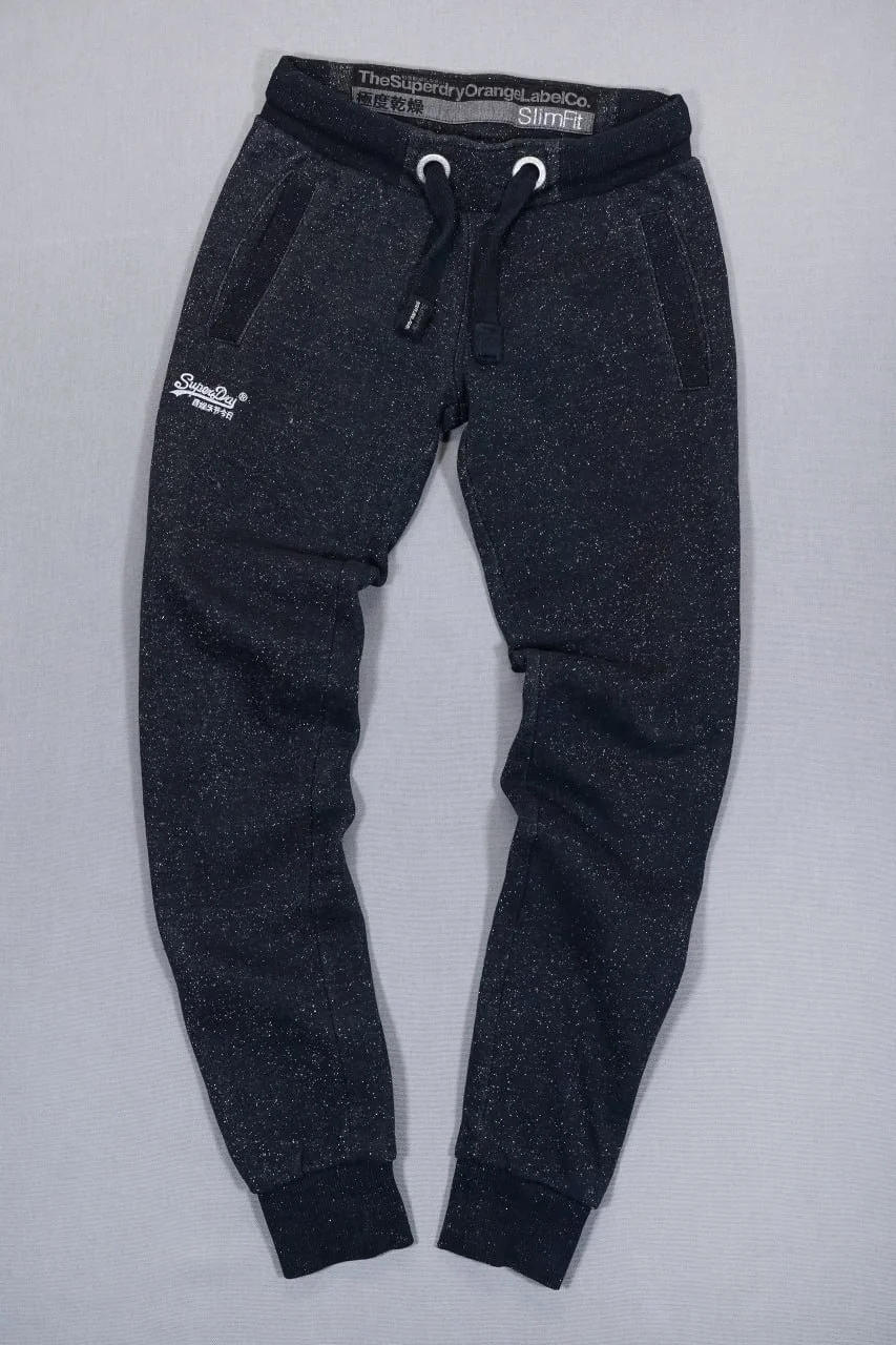 Superdry Orange Label Sparkle ženske trenerke – Slim Fit, veličina 36