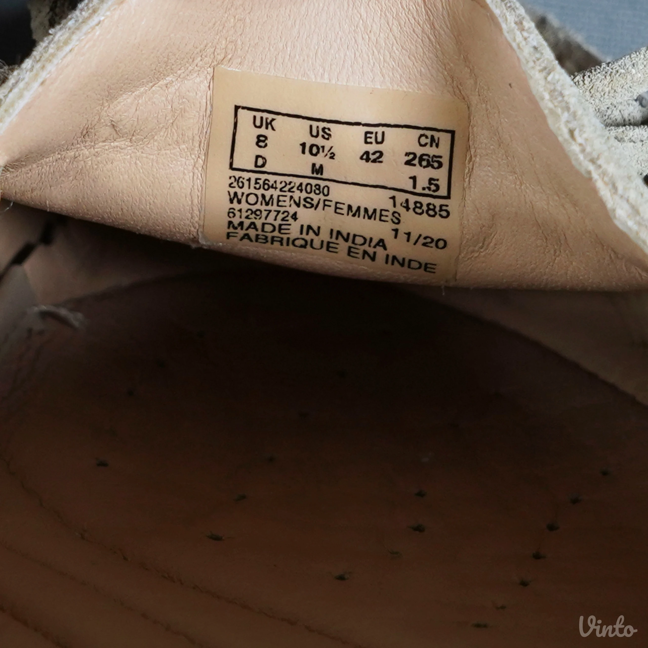 Clarks ženske mokasine od brušene kože EU 42 / 26.5 cm