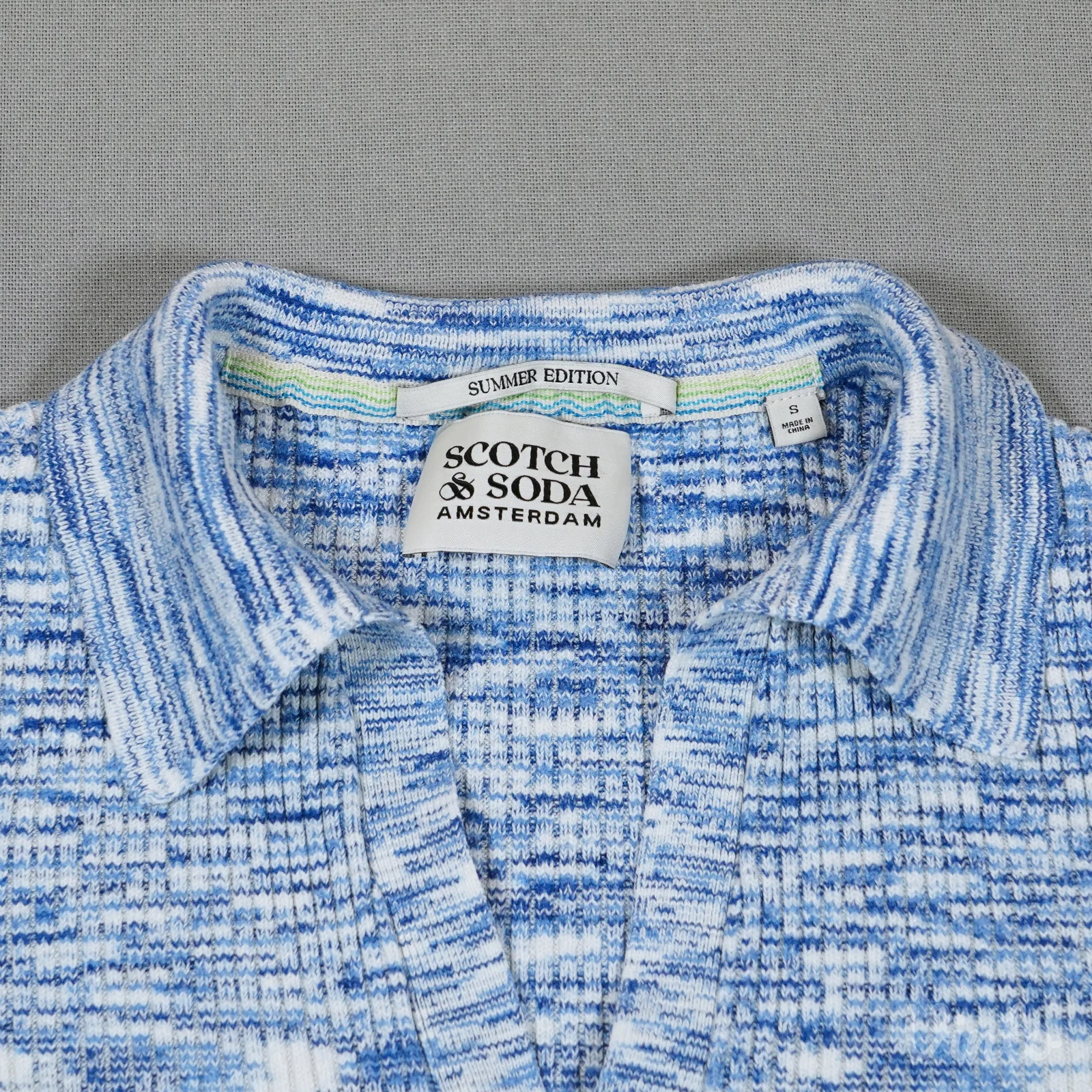 Scotch & Soda Amsterdam pletena polo majica S
