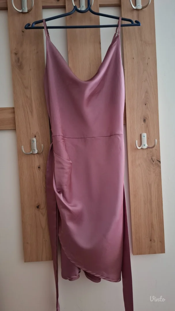 Satenska haljina - Dusty rose