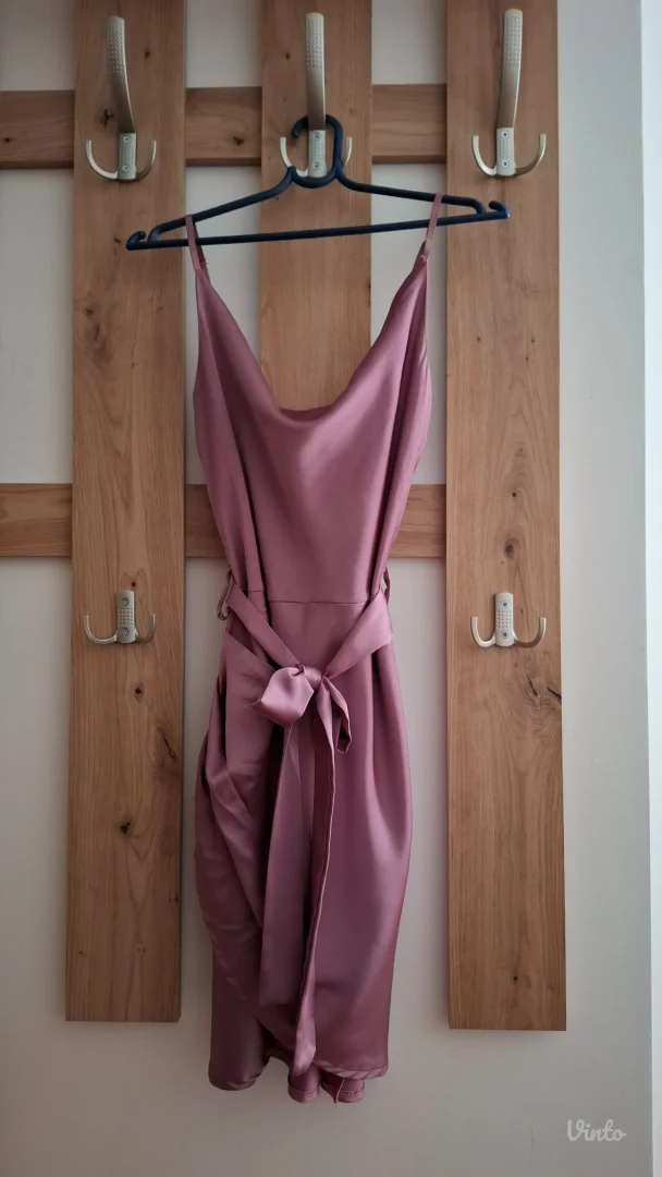 Satenska haljina - Dusty rose