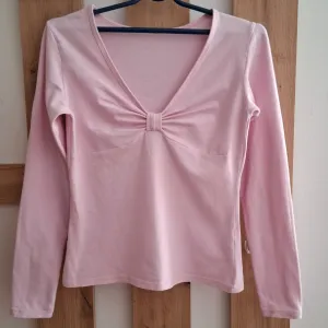 Roze pamučna bluza