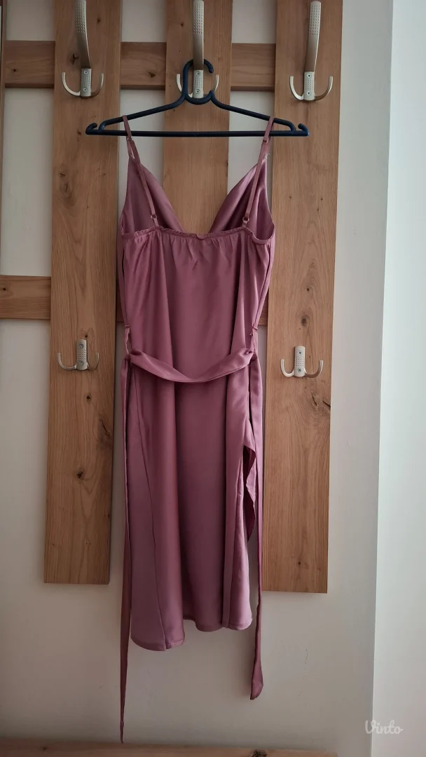 Satenska haljina - Dusty rose
