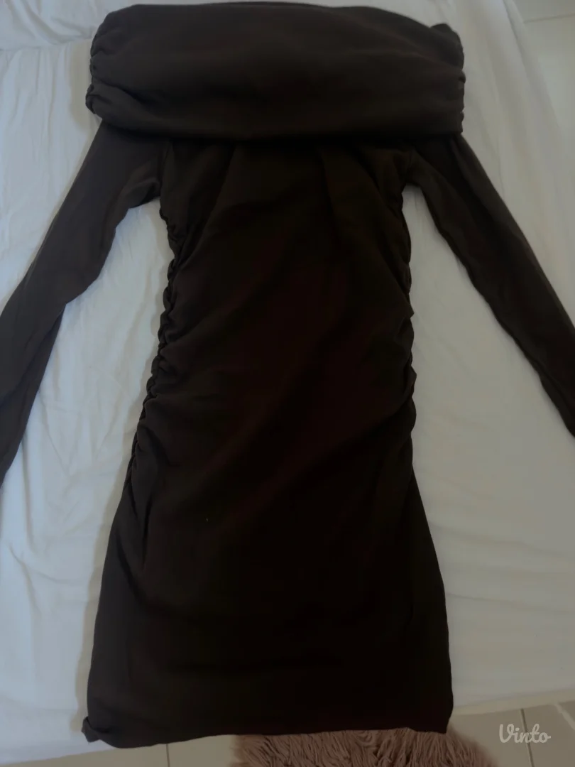 Zara - nova, braon, kratka haljina