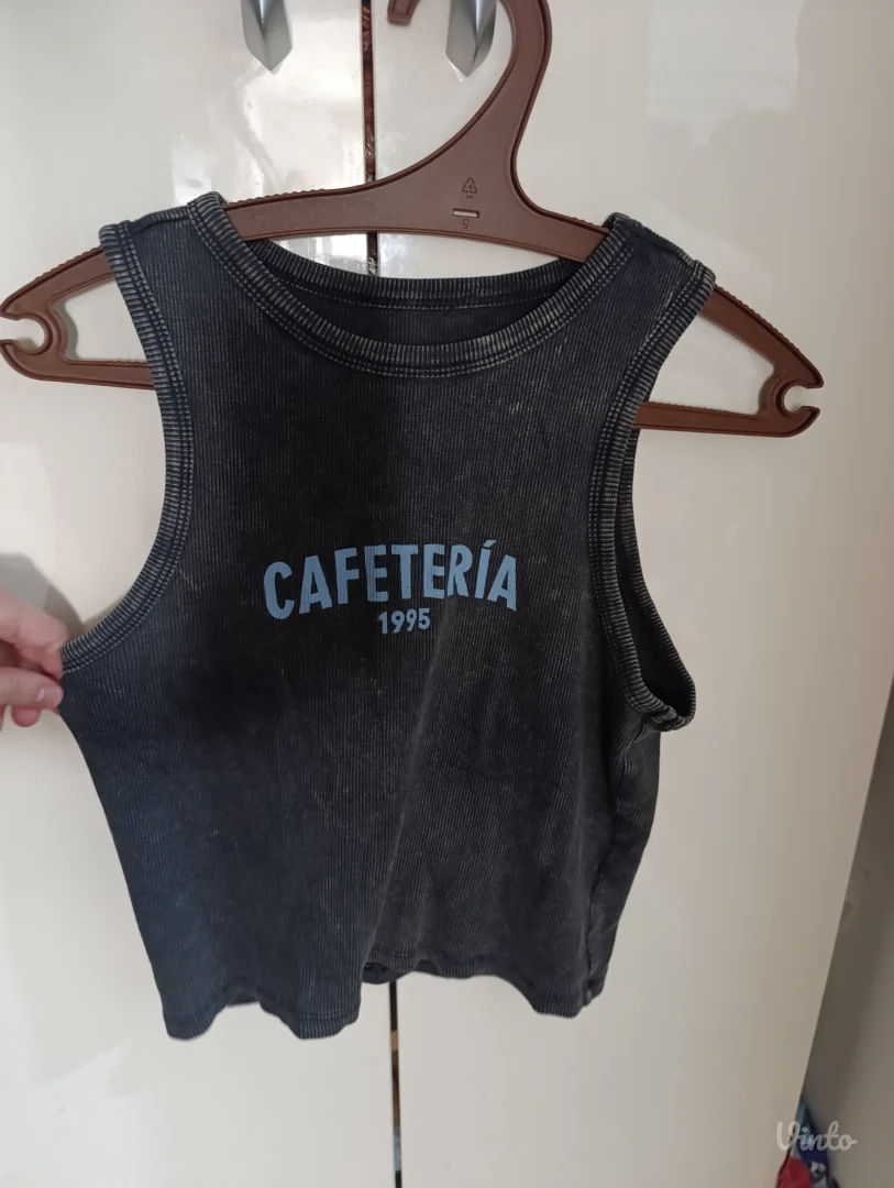 Sinsay Cafeteria crop top