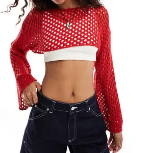 Mrežasti gornjak/ bolero/ džemper