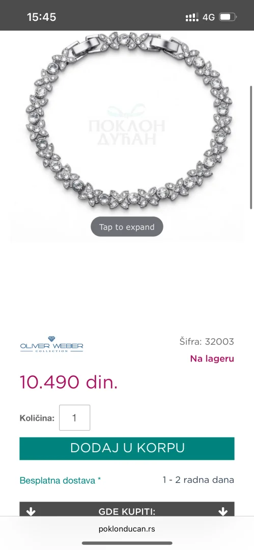 OW narukvica i mindjuse