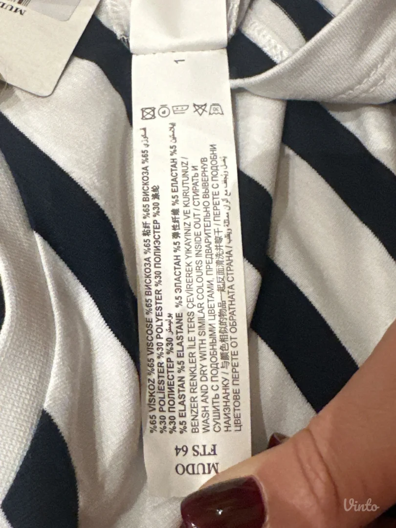 NOVO ženska majica na pruge