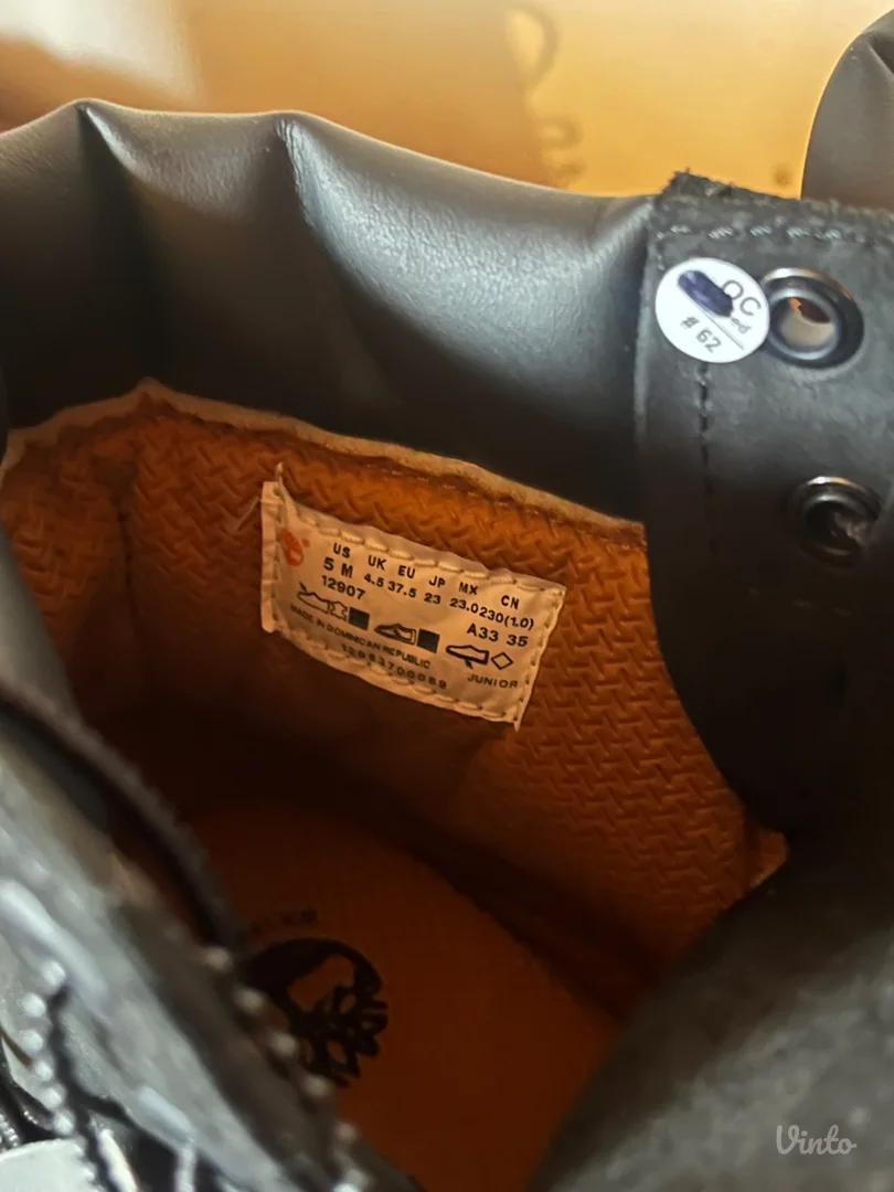 Timberland cizme crne