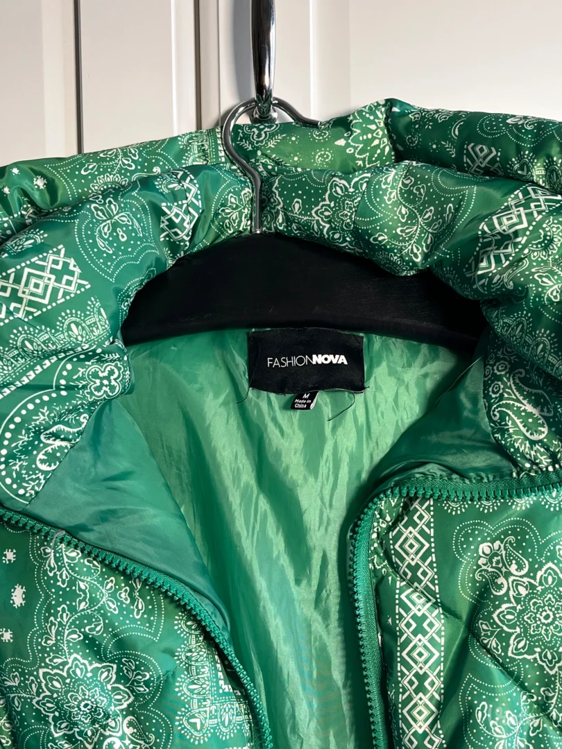 Zelena unikatna jakna